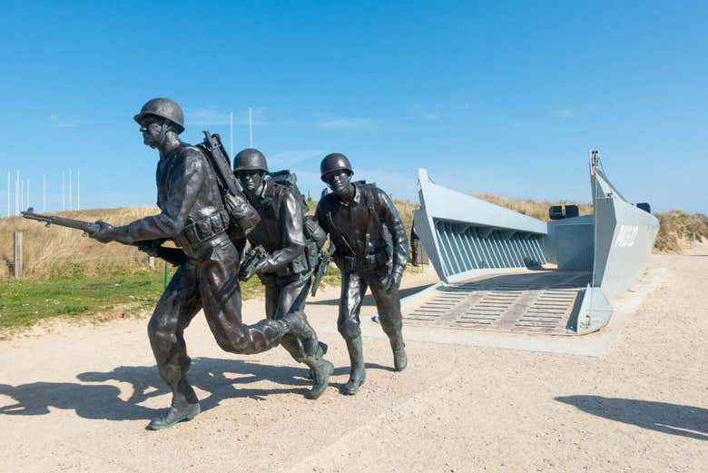 Utah Beach, in Normandy