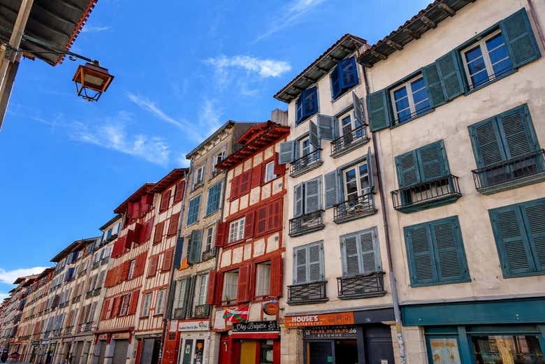 Maisons dans le centre de Bayonne