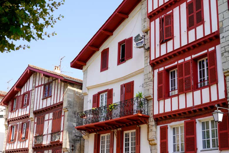 Maisons à colombage au cœur de Bayonne