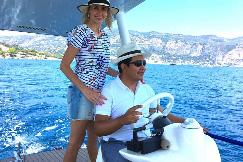Sailing along the Cote d'Azur