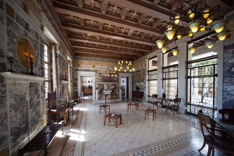 Interior de la Villa Kérylos