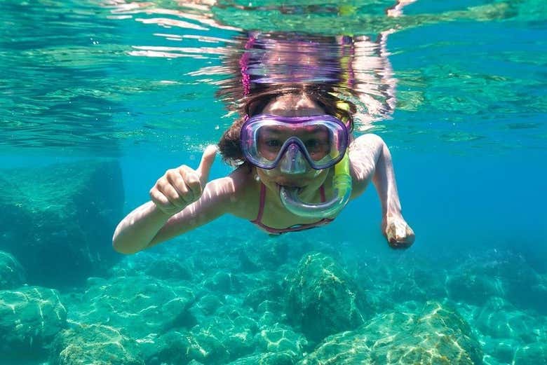 Snorkeling a Bonifacio