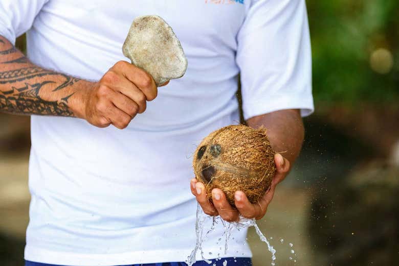 Cortar cocos é mais difícil do que parece
