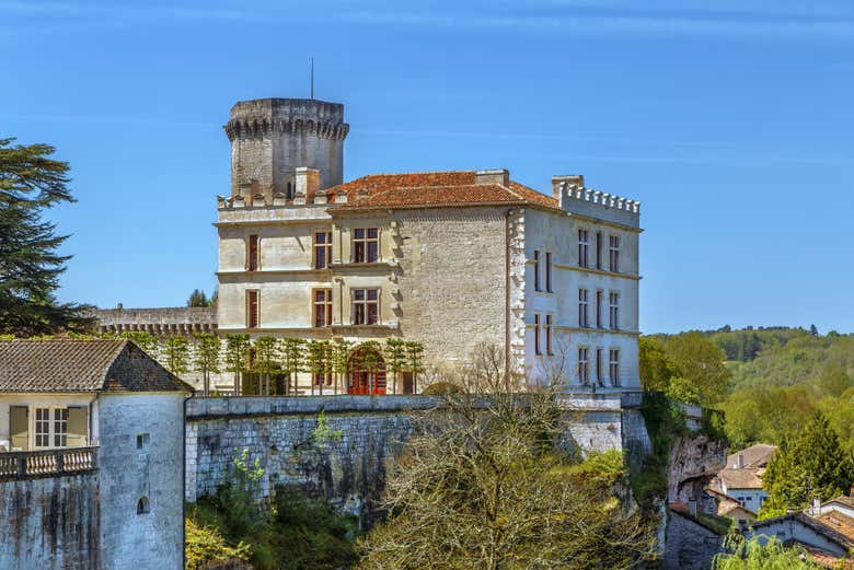 Exterior del castillo de Bourdeilles