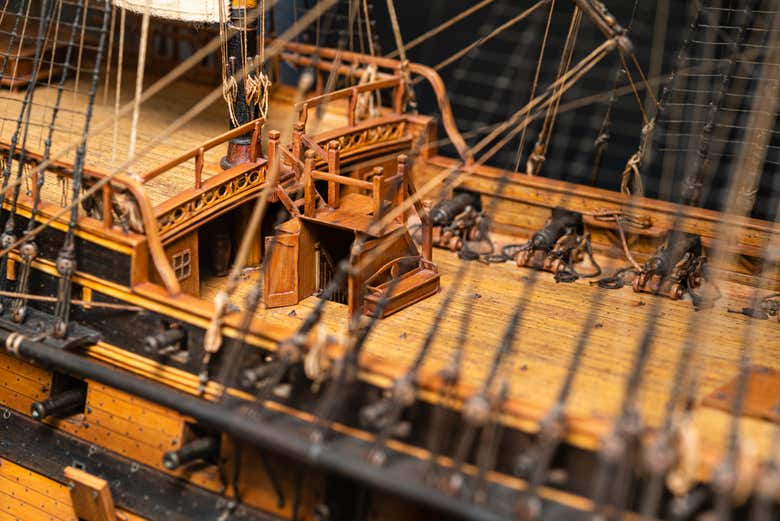 El museo alberga una extraordinaria colección de maquetas