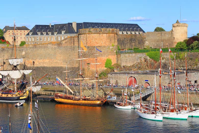 Paisajes del puerto de Brest