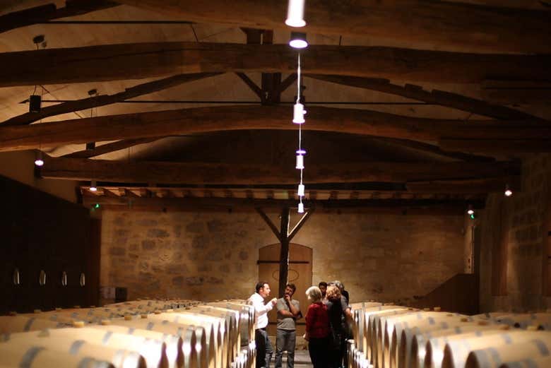 Visitando una bodega de Saint-Émilion