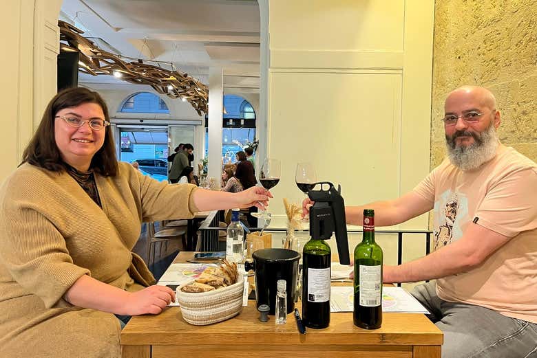Brindaremos con diferentes vinos
