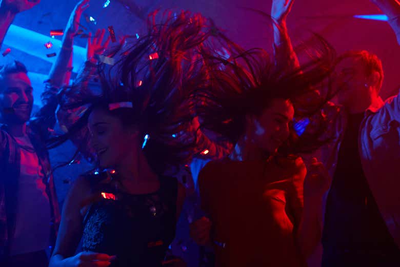 Noche de fiesta en Burdeos