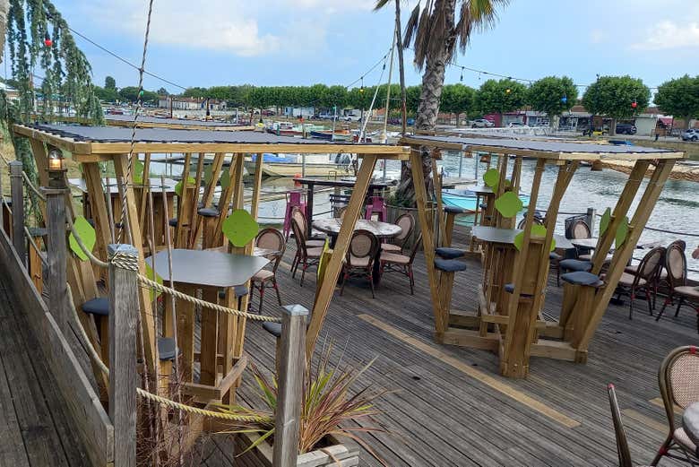 Parada en el puerto de Teste de Buch