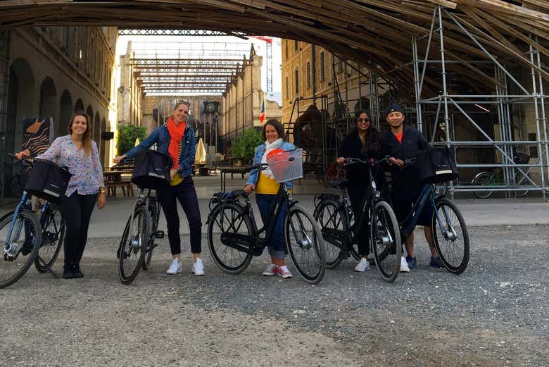 En bicicleta por el centro de Burdeos