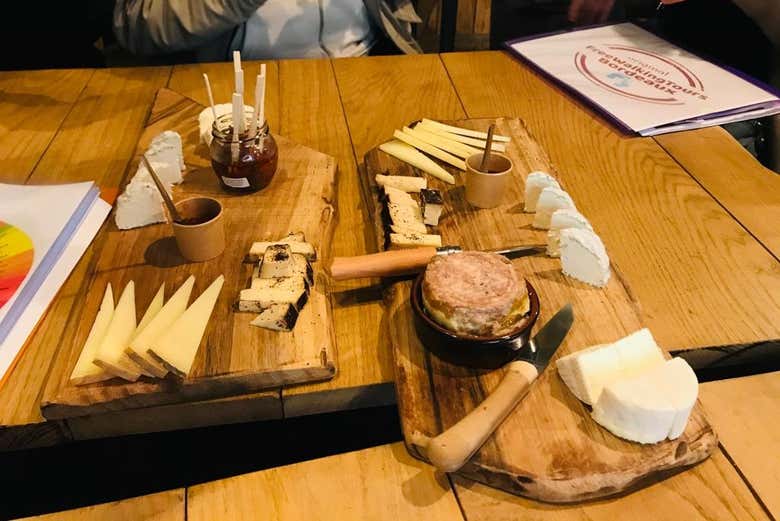 Tablas de quesos típicos franceses