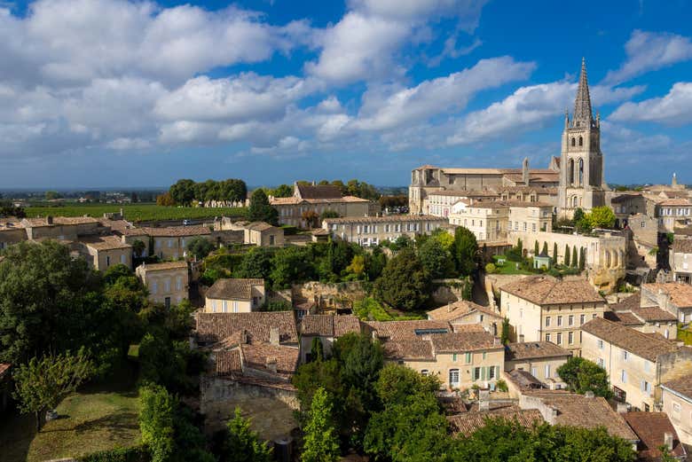 Panoramic view of Saint Emilion