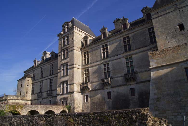 Façade ouest du château