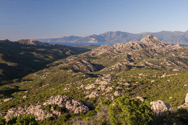 Paysage du désert des Agriates