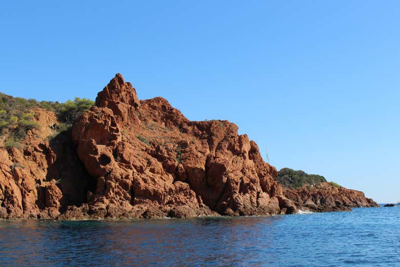 Vue sur le massif de l'Estérel