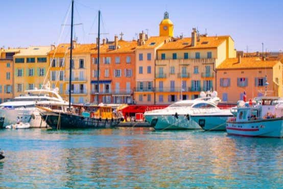 Llegando a Saint-Tropez