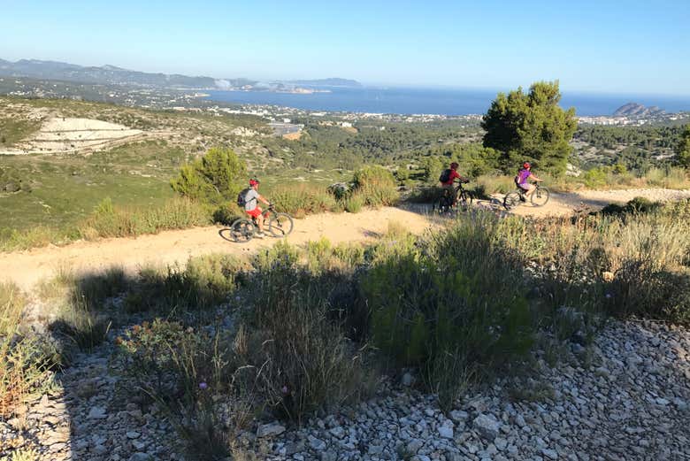 Balade à vélo dans les calanques