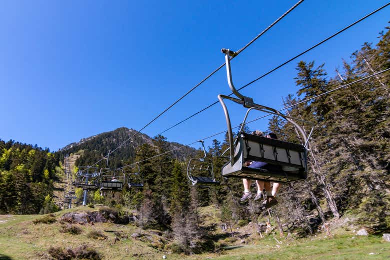 Telesilla del lago de Gaube