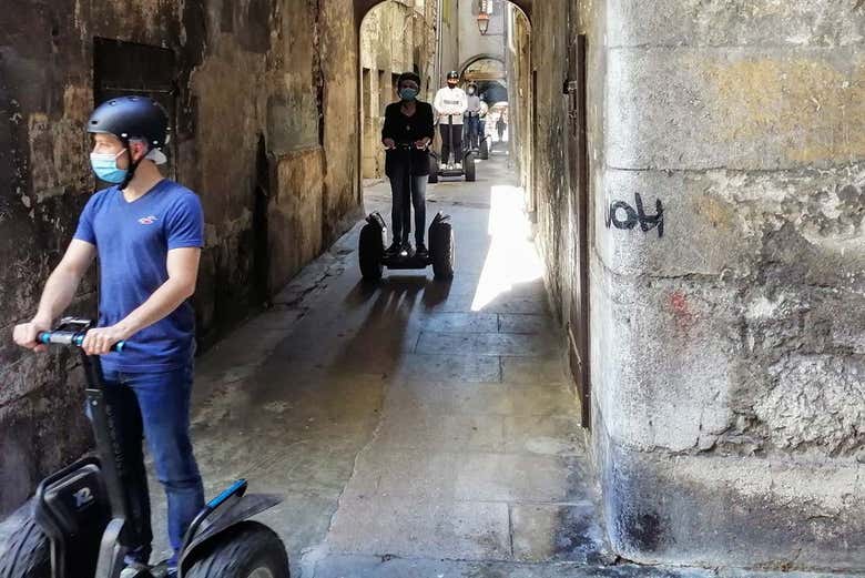 Parcours en segway dans le centre de Chambéry