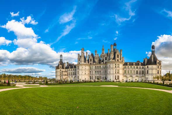 Entrada al castillo de Chambord