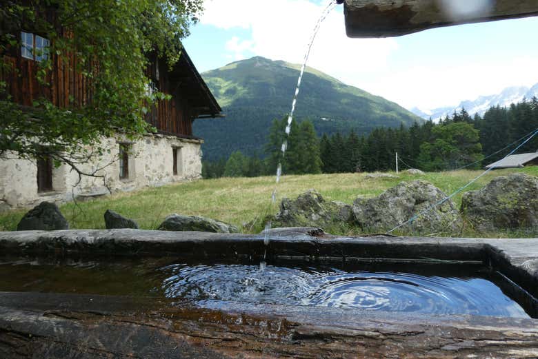 Abrevadero del Alpage de Charousse