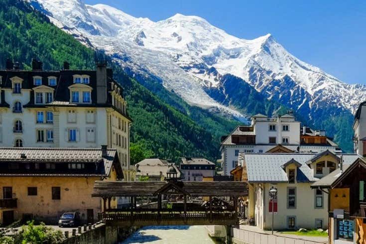 Pont en bois de Chamonix-Mont-Blanc
