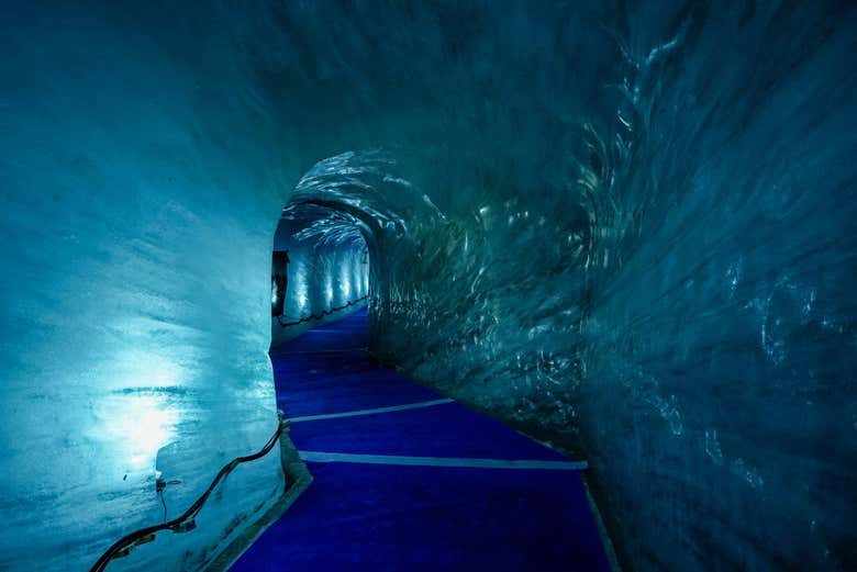 Cueva de Hielo en el glaciar Mer de Glace