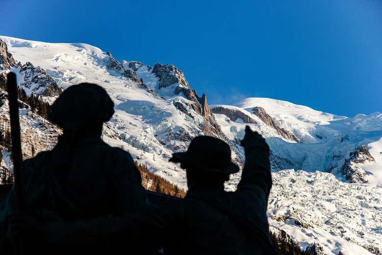 Vue sur le Mont Blanc