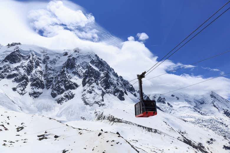 Vous apercevrez le massif du Mont-Blanc