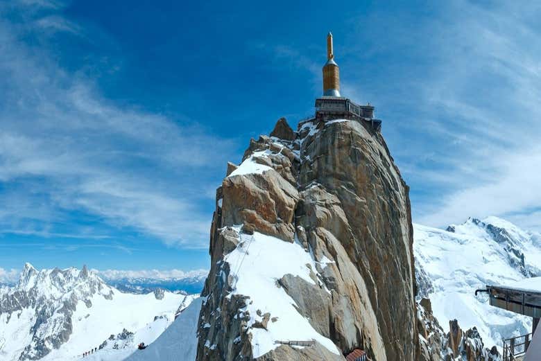 Vista de L'Aiguille de Midi