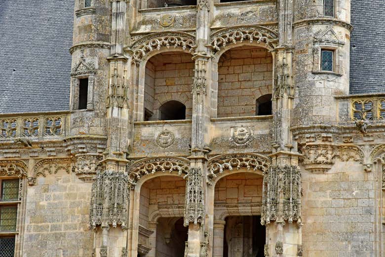 Balcones del castillo de Châteaudun