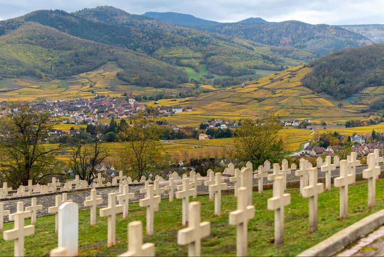 Panorâmica do Cemitério Nacional de Sigolsheim