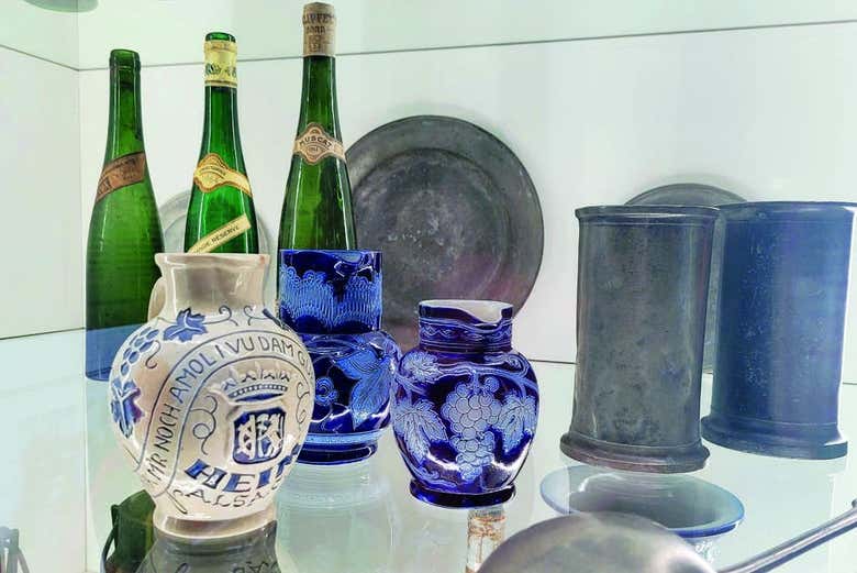 Look around the exhibitions and its many artefacts