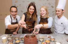 Laboratorio di cioccolato al Choco Story di Colmar