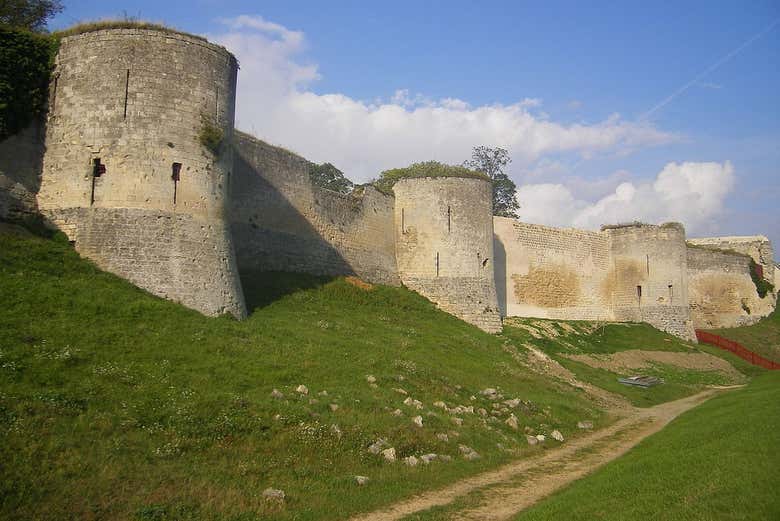 Lienzo de muralla del castillo de Coucy