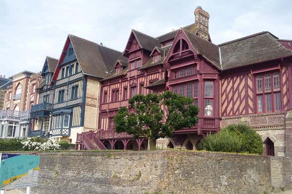 Balade à vélo dans Deauville et Trouville-sur-Mer