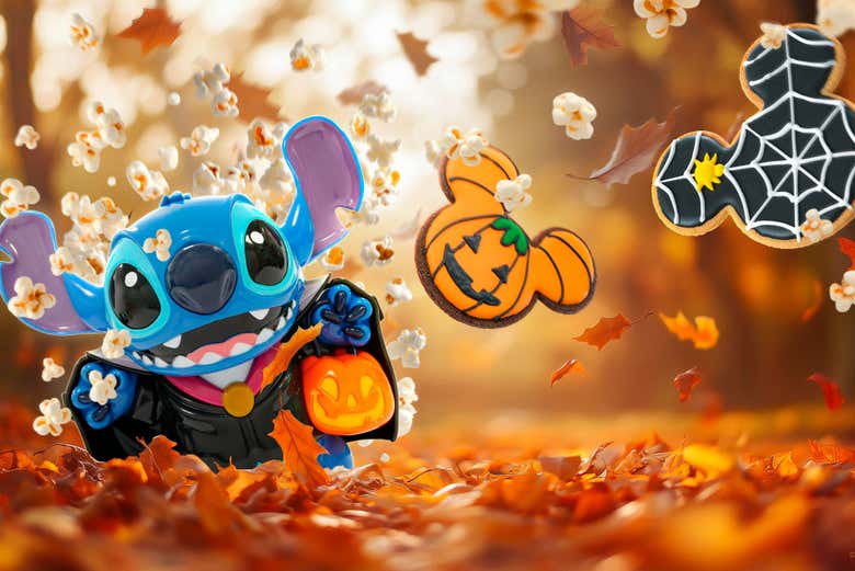Stitch preparado para Halloween