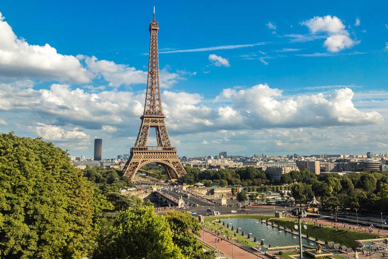 Eiffel Tower, the iconic monument of Paris