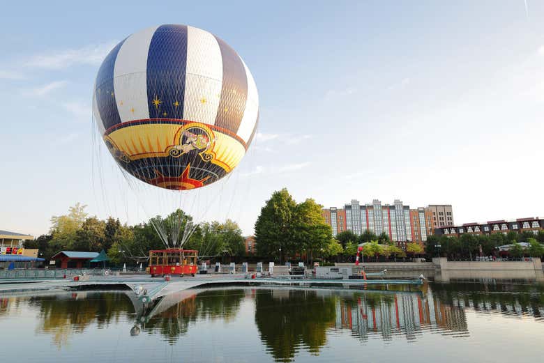 La mongolfiera è pronta per il decollo