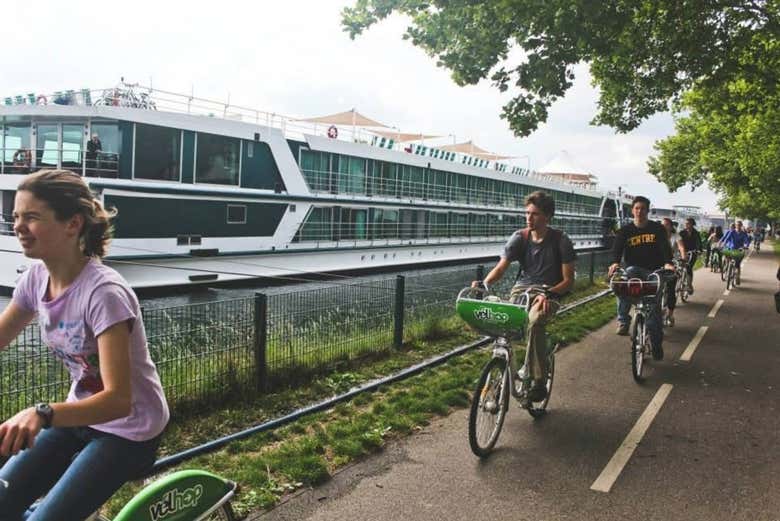 Recorriendo Estrasburgo en bicicleta