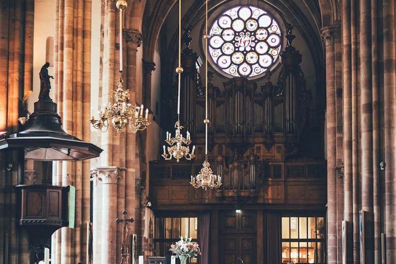 L'intérieur de la cathédrale