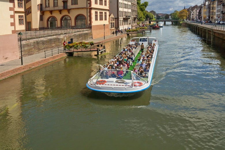 Balade en bateau à Strasbourg