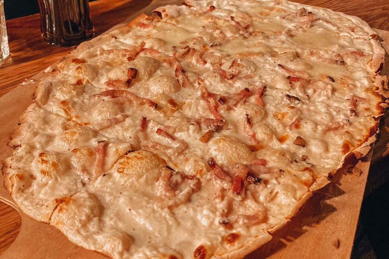 Una tarte flambée