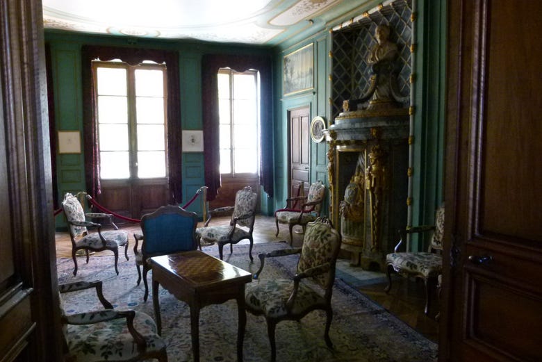 Interior do Castelo de Voltaire