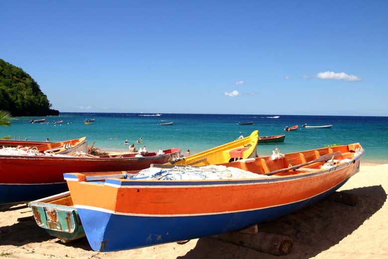 Caribbean coast, Martinique