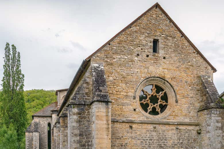 Bordeando la abadía de Beaulieu-en-Rouergue