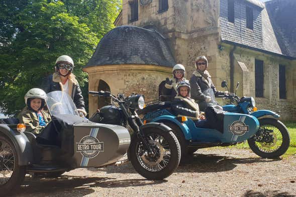 Balade en side-car depuis Honfleur