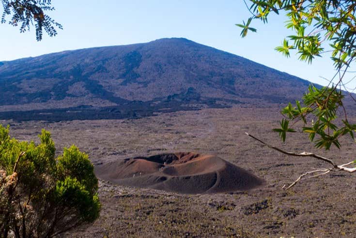 Vue sur le Piton de la Fournaise