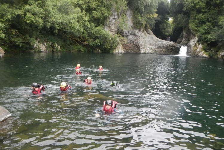 Group photo at Rivière des Roches